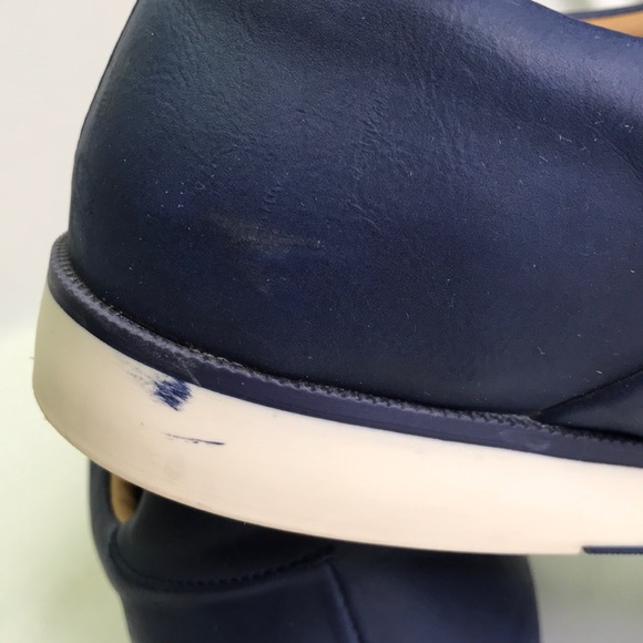 Zara Men's Blue/White Oxfords Lace Up Shoes - Picture 13 of 15